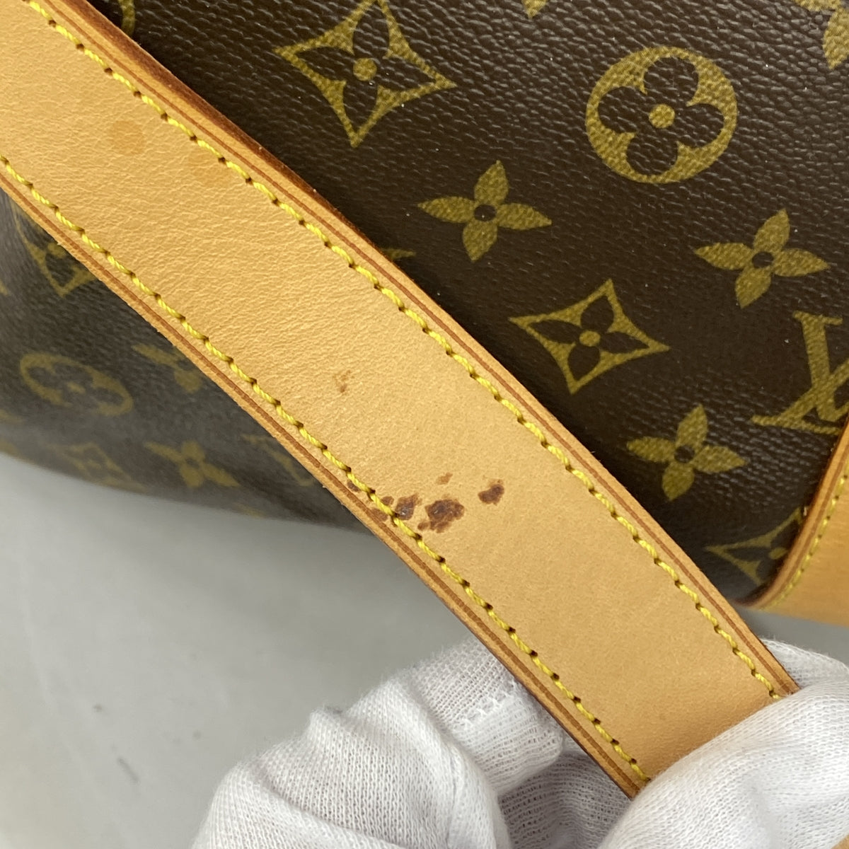 【6hb0475】ルイヴィトン ボストンバッグ モノグラム キーポルバンドリエール55 M41414 ブラウン【中古】メンズ レディース ユニセックス