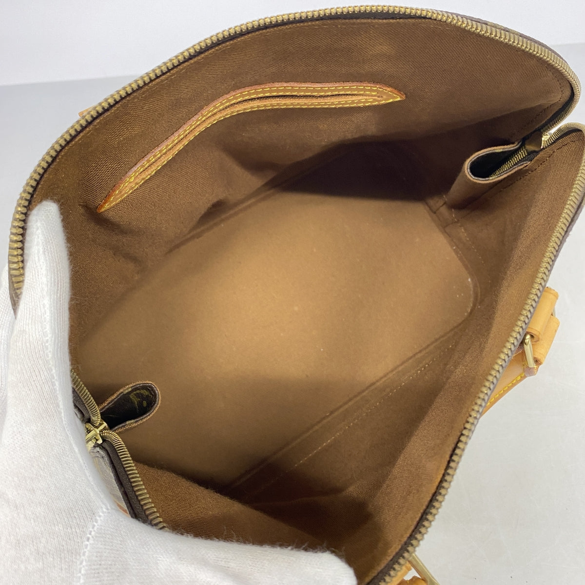 【6hb0477】ルイヴィトン ハンドバッグ モノグラム アルマ M51130 ブラウン【中古】レディース