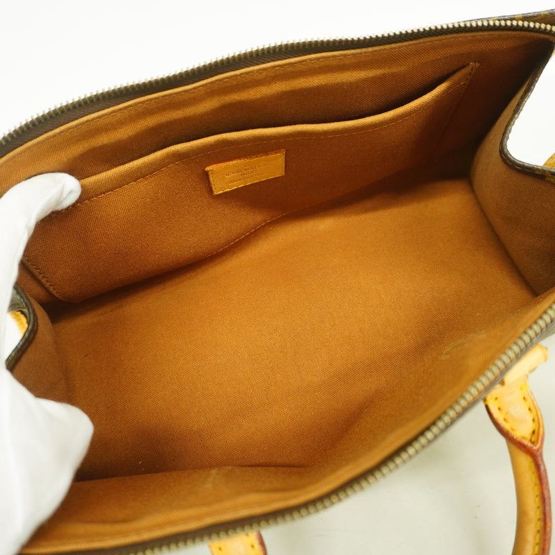【6hb0489】ルイヴィトン ハンドバッグ モノグラム ポパンクール M40009 ブラウン【中古】レディース