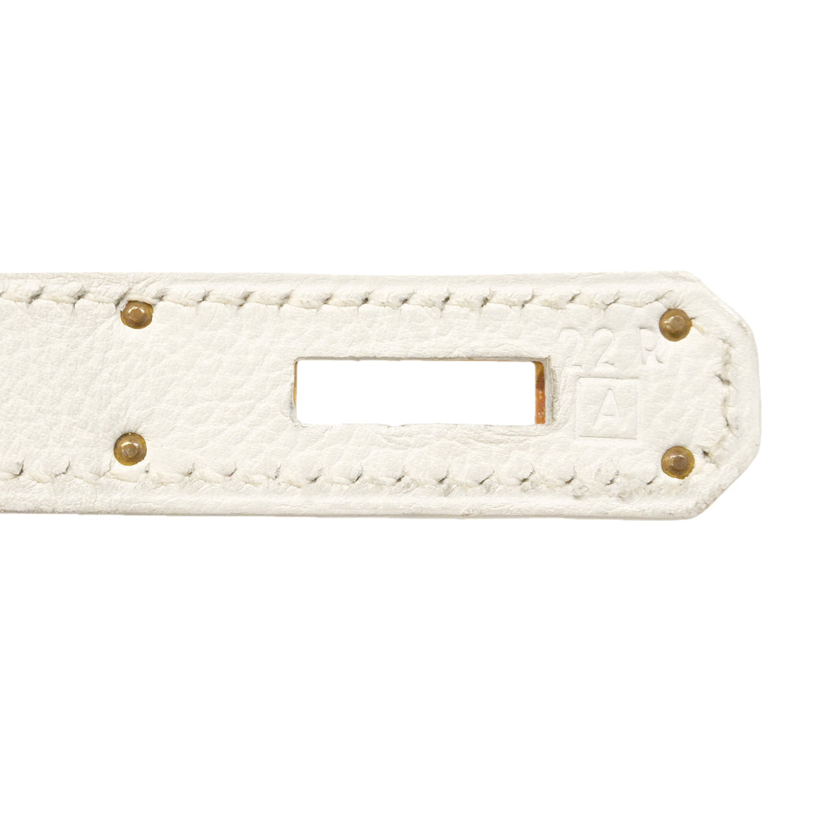 【6hb0495】エルメス ハンドバッグ バーキン35 クシュベル ホワイト ゴールド金具 □A刻印【中古】レディース