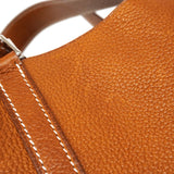 【6hb0496】エルメス ハンドバッグ ピコタンロックMM バレニアフォーブル フォーブ シルバー金具 K刻印【中古】レディース