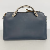 【6hb0523】フェンディ ハンドバッグ ピーカブー バイザウェイ レザー ネイビー ブラウン シルバー金具 2wayバッグ【中古】レディース