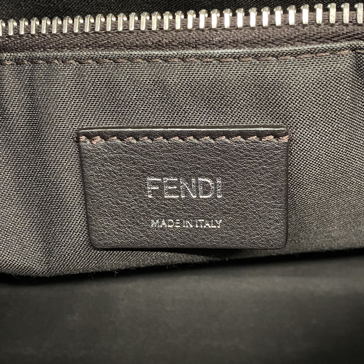 【6hb0523】フェンディ ハンドバッグ ピーカブー バイザウェイ レザー ネイビー ブラウン シルバー金具 2wayバッグ【中古】レディース