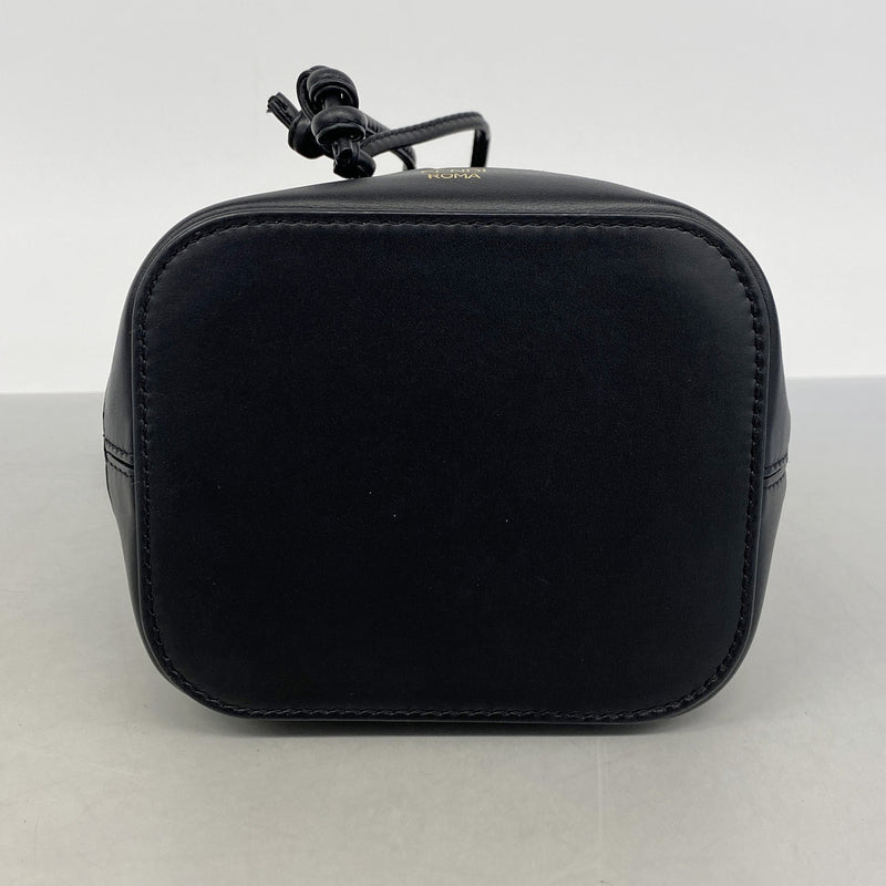 【6hb0524】フェンディ ハンドバッグ モントレゾール レザー ブラック ゴールド金具 2wayバッグ【中古】レディース