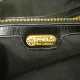 【6hb0537】フェンディ ハンドバッグ ナイロン ブラック ゴールド金具 2wayバッグ【中古】レディース