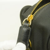 【6hb0537】フェンディ ハンドバッグ ナイロン ブラック ゴールド金具 2wayバッグ【中古】レディース