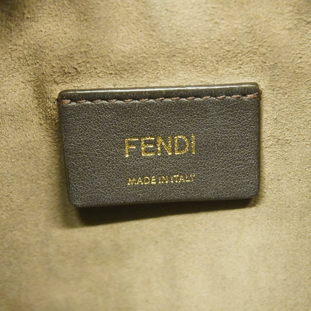 【6hb0541】フェンディ ハンドバッグ ズッカ モントレゾール レザー ブラウン ブラック ゴールド金具 2wayバッグ【中古】レディース