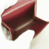 【6hb0549】カルティエ コインケース マスト レザー ボルドー ゴールド金具【中古】メンズ レディース ユニセックス