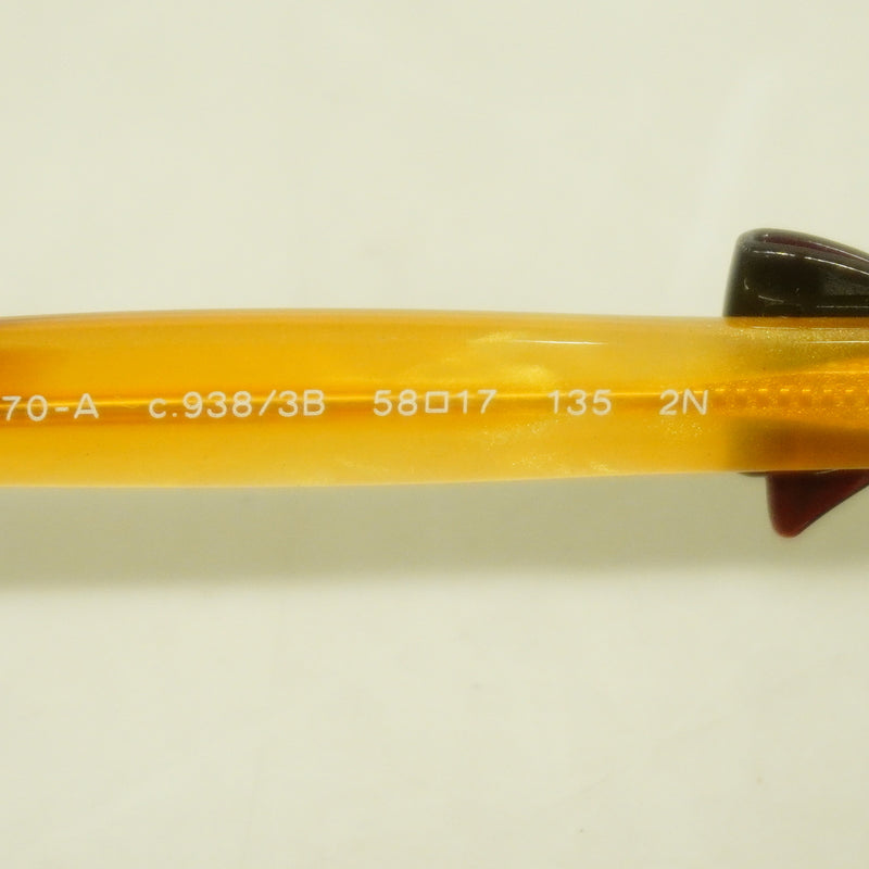 【6hb0550】シャネル サングラス 5170-A プラスチック ブラウン シルバー金具【中古】レディース