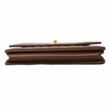 【6hb0556】シャネル ショルダーウォレット マトラッセ チェーンショルダー ラムスキン ブラウン ゴールド金具【中古】レディース
