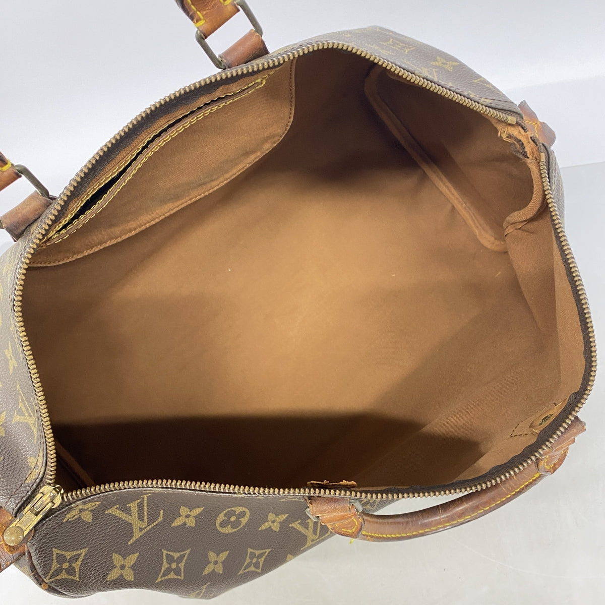【6hb0572】ルイヴィトン ハンドバッグ モノグラム スピーディ40 M41106 ブラウン【中古】レディース