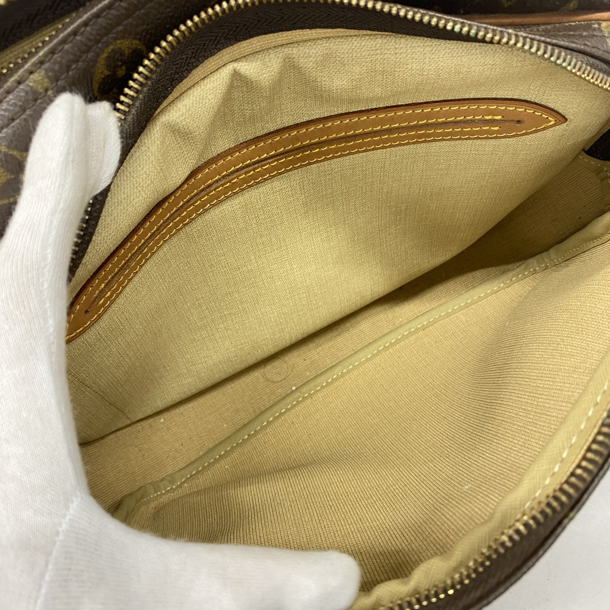 【6hb0574】ルイヴィトン ショルダーバッグ モノグラム リポーターPM M45254 ブラウン【中古】レディース