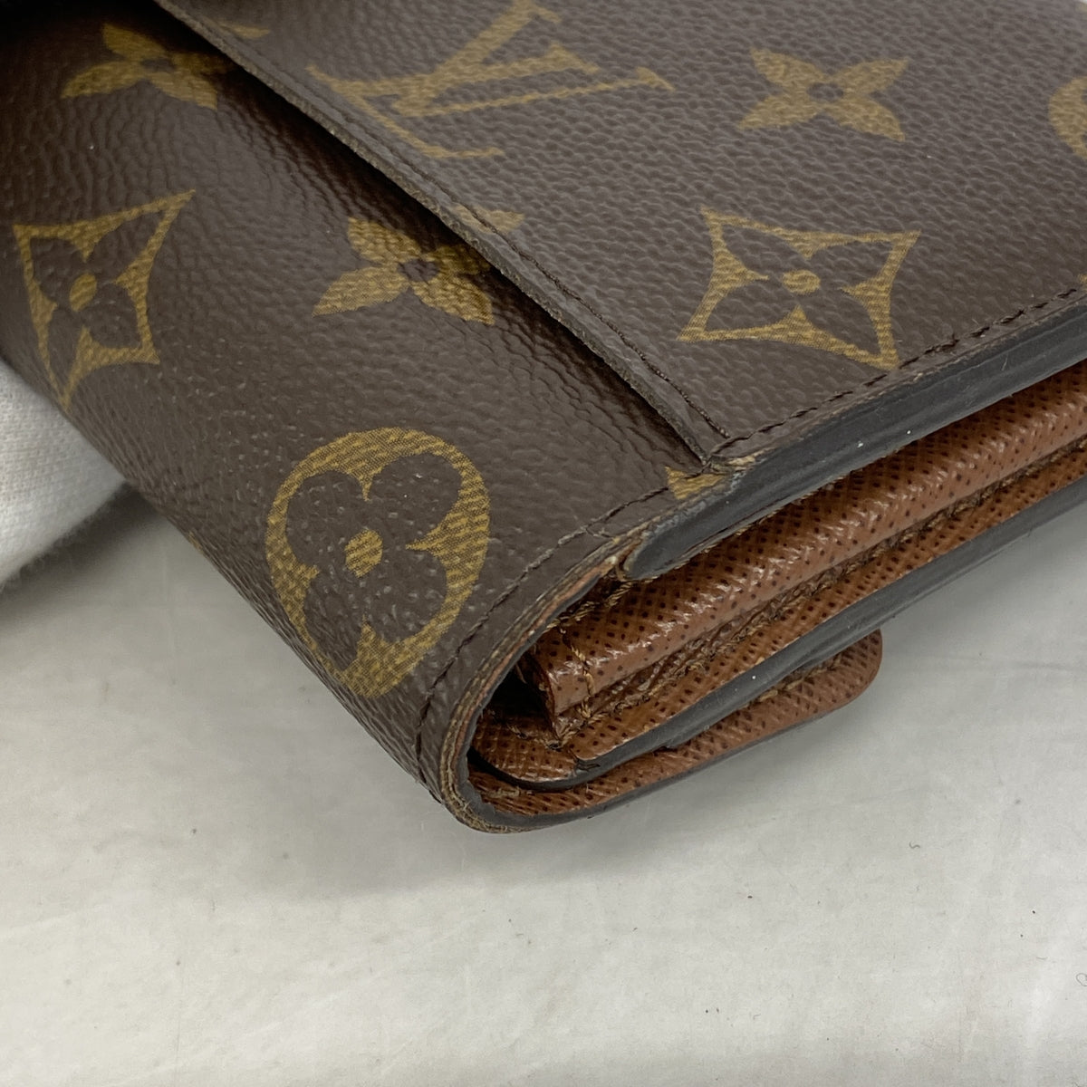 【6hb0578】ルイヴィトン 長財布 モノグラム ポルトフォイユサラ M60531 ブラウン【中古】レディース