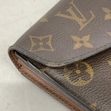 【6hb0579】ルイヴィトン 長財布 モノグラム ポルトフォイユサラ M60531 ブラウン【中古】レディース