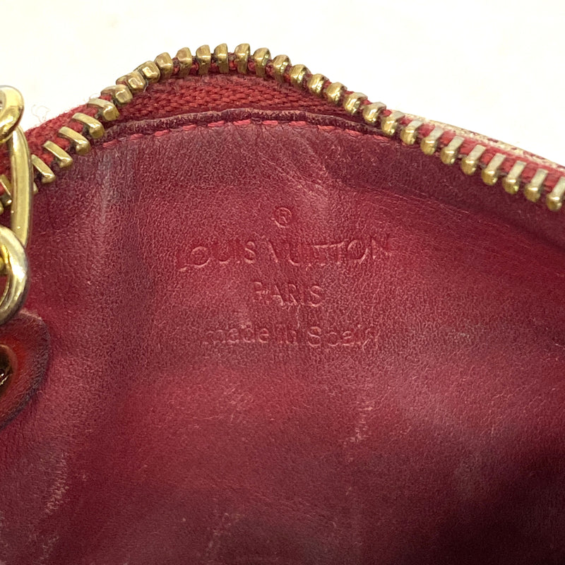 【6hb0580】ルイヴィトン コインケース ヴェルニ ポシェットクレNM M93559 ポムダムール【中古】レディース