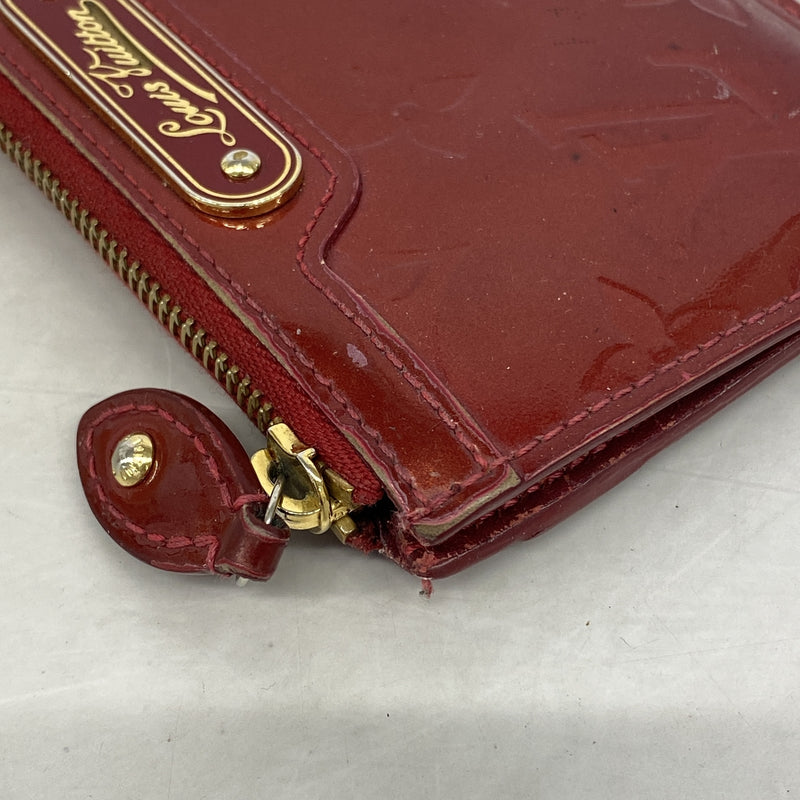 【6hb0580】ルイヴィトン コインケース ヴェルニ ポシェットクレNM M93559 ポムダムール【中古】レディース