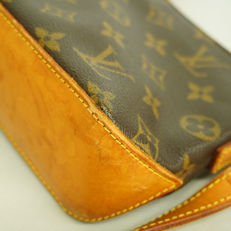 【6hb0584】ルイヴィトン ショルダーバッグ モノグラム トロター M51240 ブラウン【中古】レディース