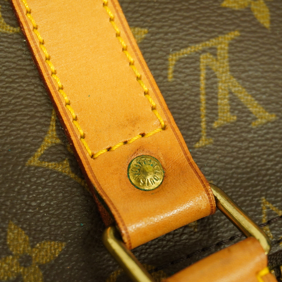 【6hb0588】ルイヴィトン ボストンバッグ モノグラム キーポル50 M41426 ブラウン【中古】メンズ レディース ユニセックス