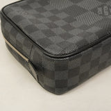 【6hb0593-k】ルイヴィトン ポーチ ダミエ・グラフィット3D トゥルーストワレGM N60428 ブラック【中古】メンズ