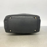 【6hb0604】シャネル トートバッグ チョコバー キャビアスキン ブラック シルバー金具【中古】レディース
