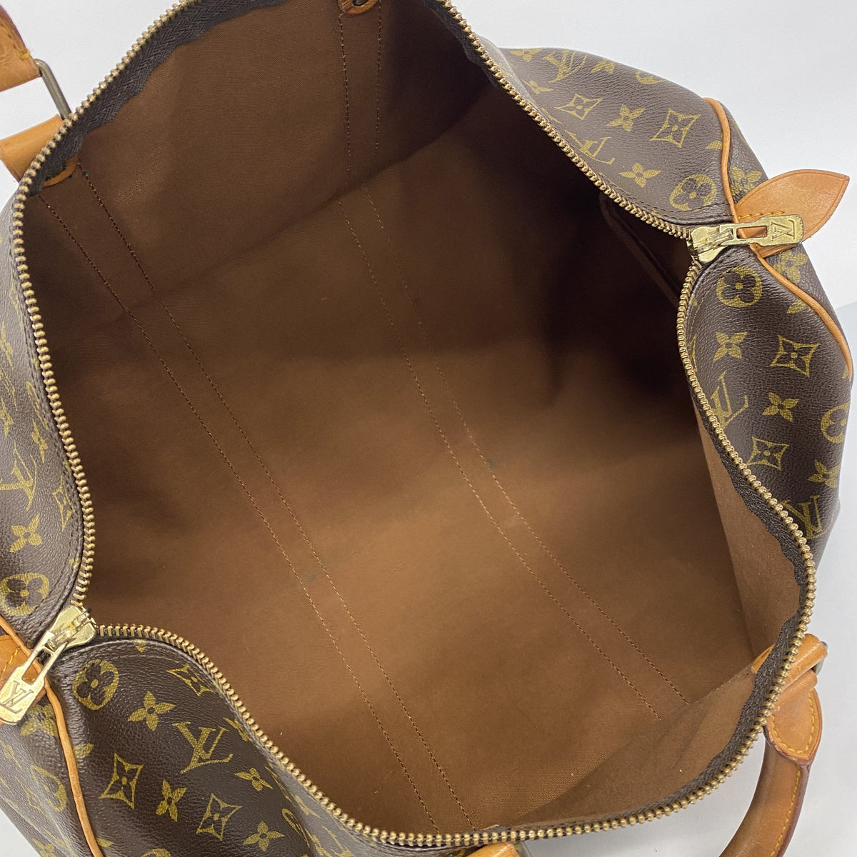 【6hb0606】ルイヴィトン ボストンバッグ モノグラム キーポル50 M41426 ブラウン【中古】メンズ レディース ユニセックス