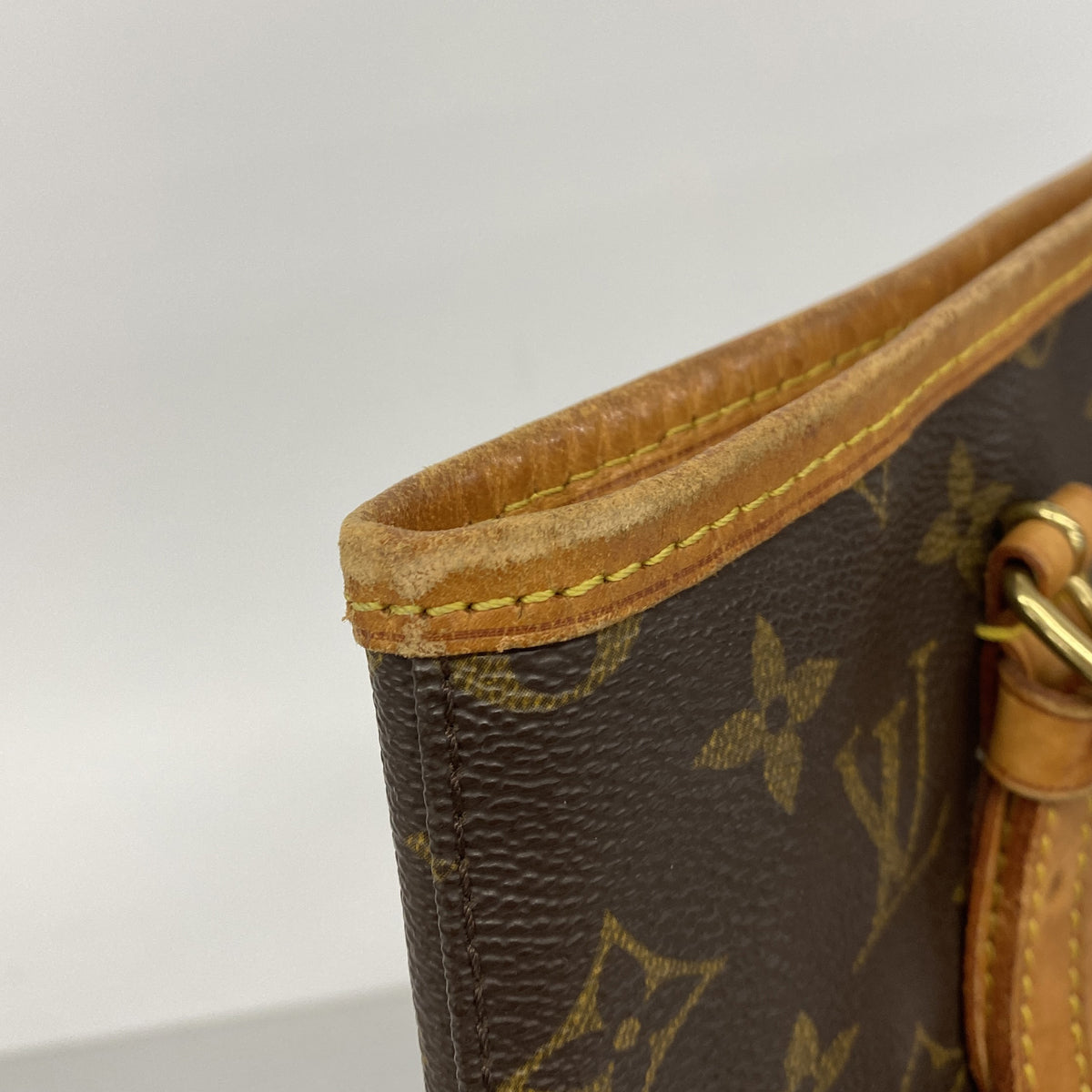 【6hb0608】ルイヴィトン トートバッグ モノグラム バケットPM M42238 ブラウン【中古】レディース