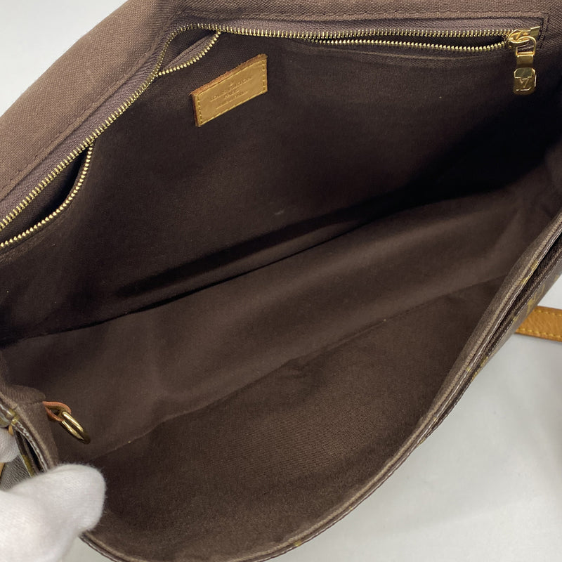 【6hb0609】ルイヴィトン ショルダーバッグ モノグラム メニルモンタンMM M40473 ブラウン【中古】レディース