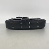 【6hb0614】クリスチャンディオール ショルダーバッグ ストリートシック ナイロンキャンバス ブラック シルバー金具【中古】