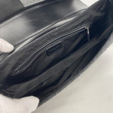 【6hb0614】クリスチャンディオール ショルダーバッグ ストリートシック ナイロンキャンバス ブラック シルバー金具【中古】