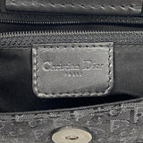 【6hb0614】クリスチャンディオール ショルダーバッグ ストリートシック ナイロンキャンバス ブラック シルバー金具【中古】