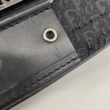 【6hb0614】クリスチャンディオール ショルダーバッグ ストリートシック ナイロンキャンバス ブラック シルバー金具【中古】