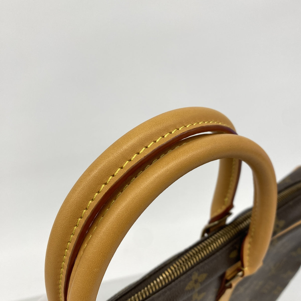 【6hb0616】ルイヴィトン ビジネスバッグ モノグラム ポルトドキュマンヴォワヤージュ M53361 ブラウン【中古】メンズ