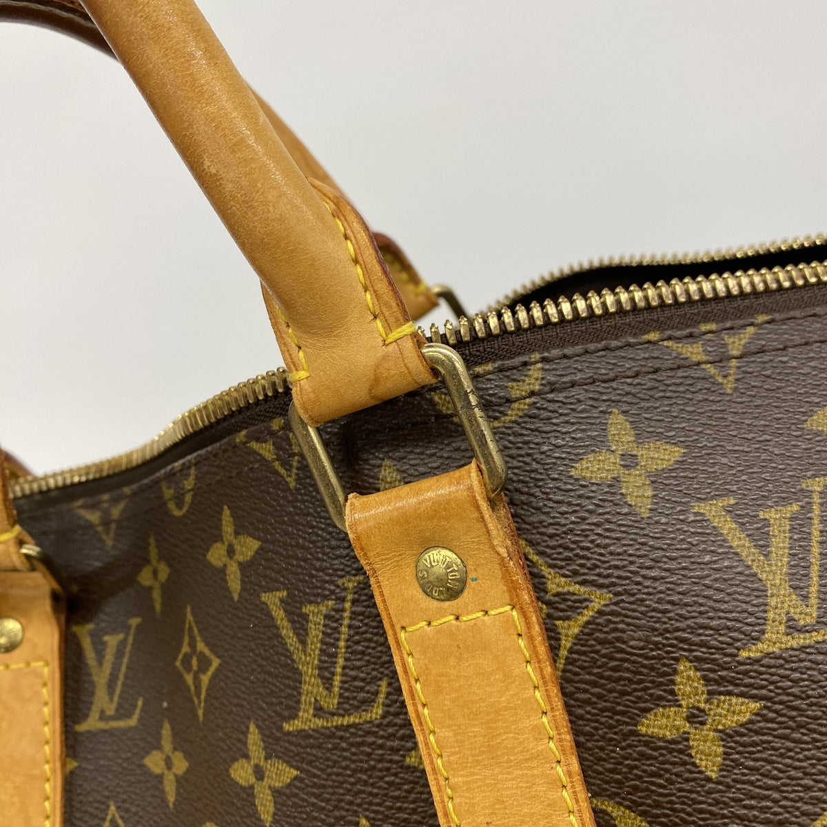 【6hb0617】ルイヴィトン ボストンバッグ モノグラム キーポルバンドリエール50 M41416 ブラウン【中古】メンズ レディース ユニセックス