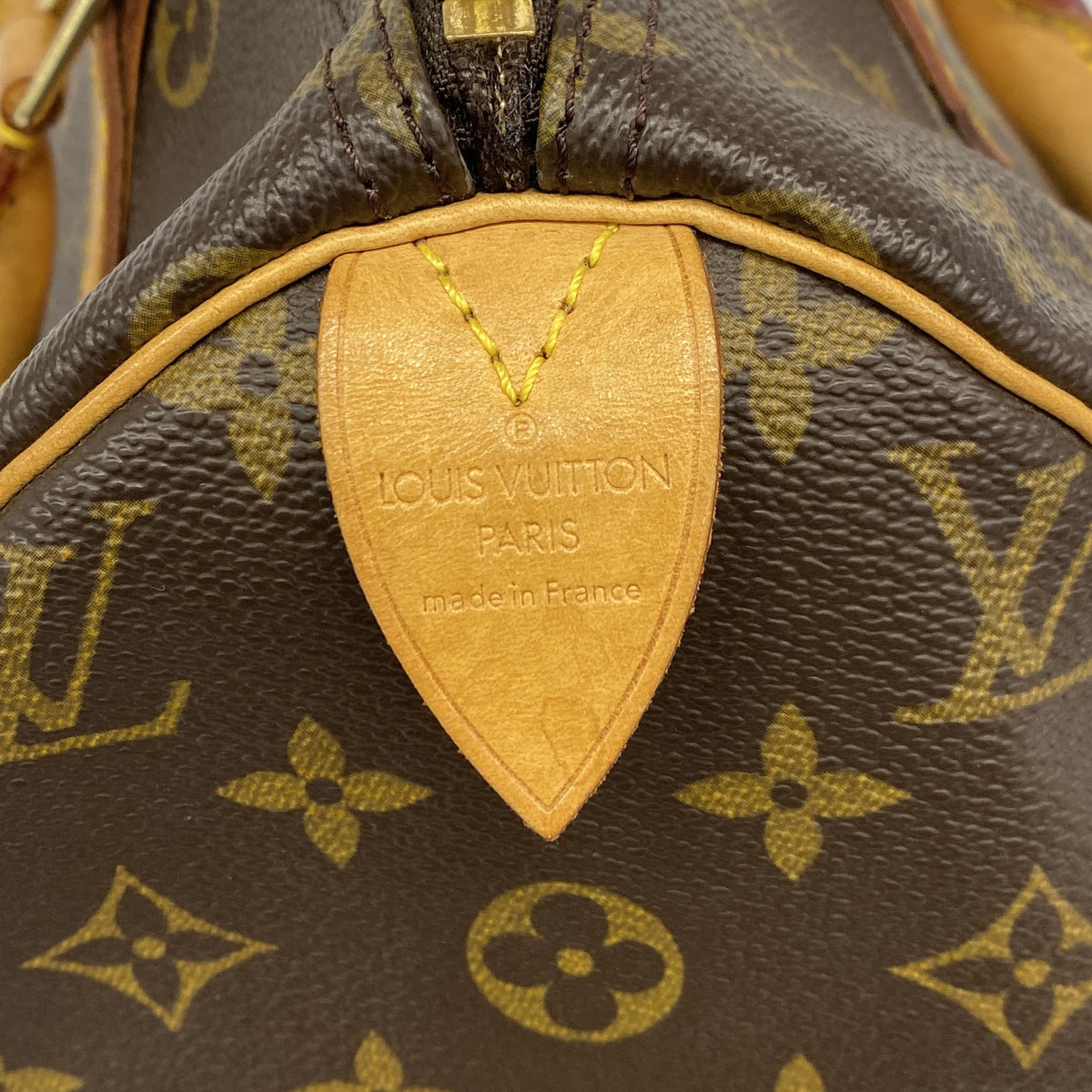 【6hb0620】ルイヴィトン ハンドバッグ モノグラム スピーディ30 M41108 ブラウン【中古】レディース