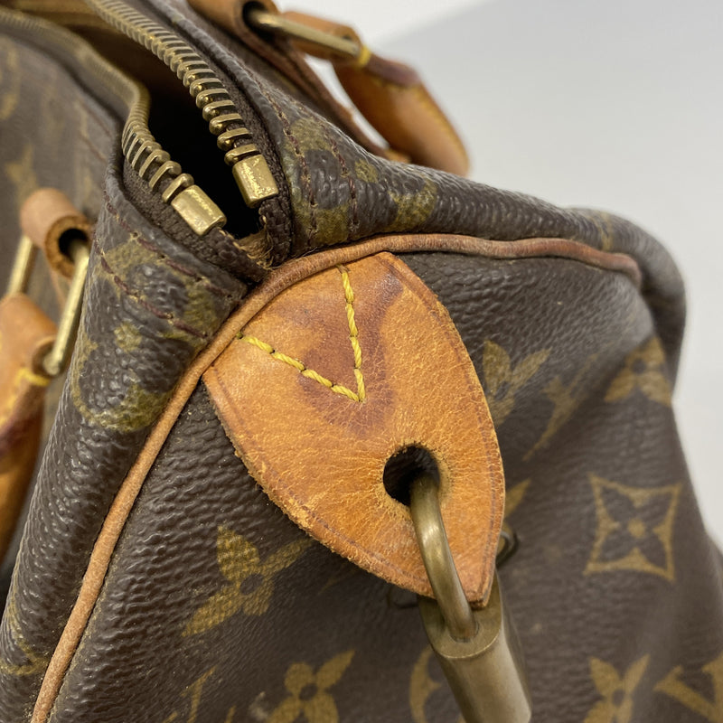 【6hb0621】ルイヴィトン ハンドバッグ モノグラム スピーディ25 M41109 ブラウン【中古】レディース