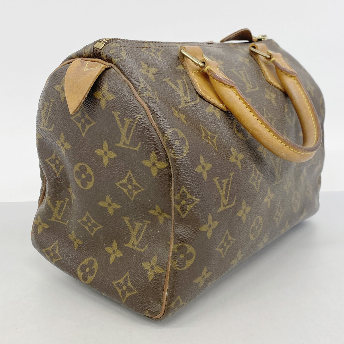 【6hb0621】ルイヴィトン ハンドバッグ モノグラム スピーディ25 M41109 ブラウン【中古】レディース