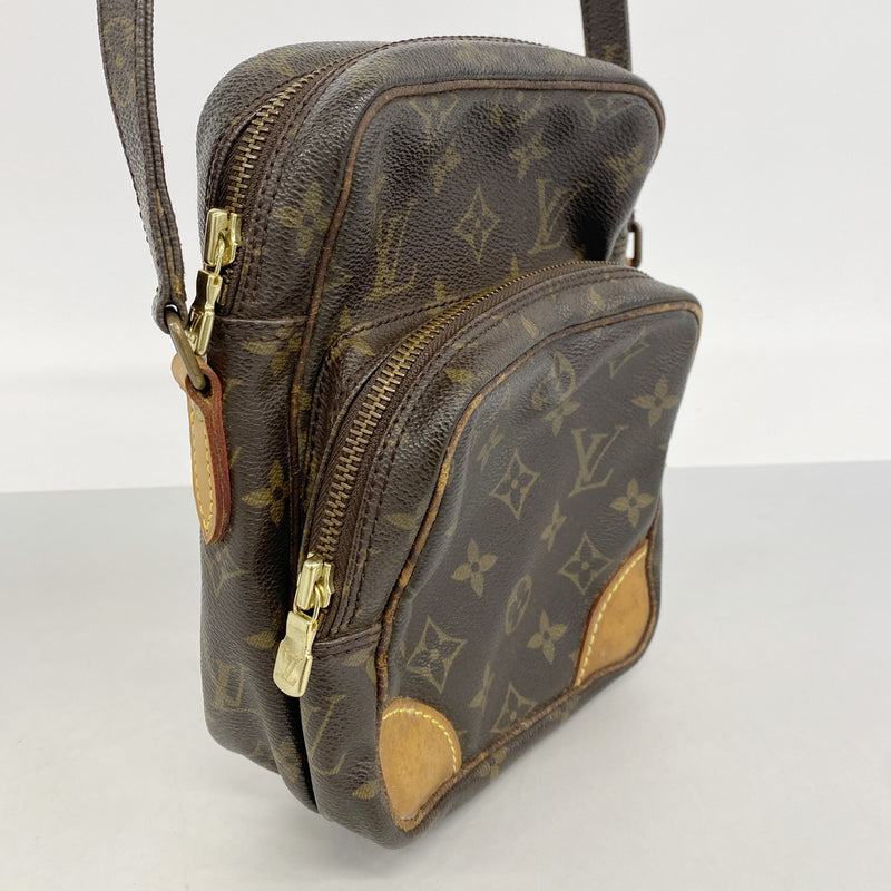 【6hb0623】ルイヴィトン ショルダーバッグ モノグラム アマゾン M45236 ブラウン【中古】レディース