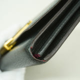 【6hb0633-k】ルイヴィトン 長財布 トリヨン ポルトフォイユカプシーヌ M61248 ノワール【中古】レディース