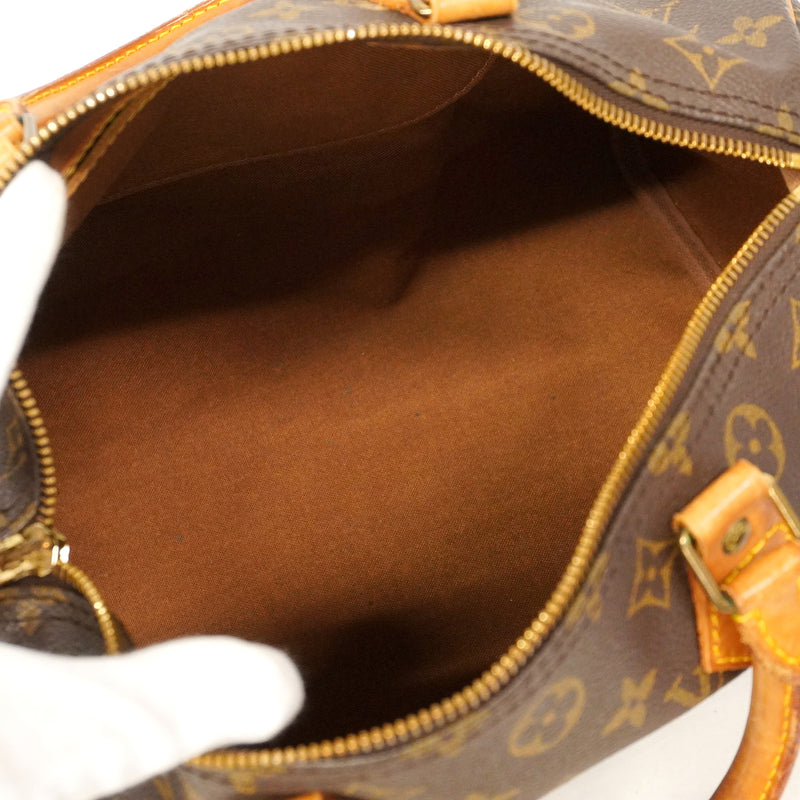 【6hb0637】ルイヴィトン ハンドバッグ モノグラム スピーディ30 M41108 ブラウン【中古】レディース