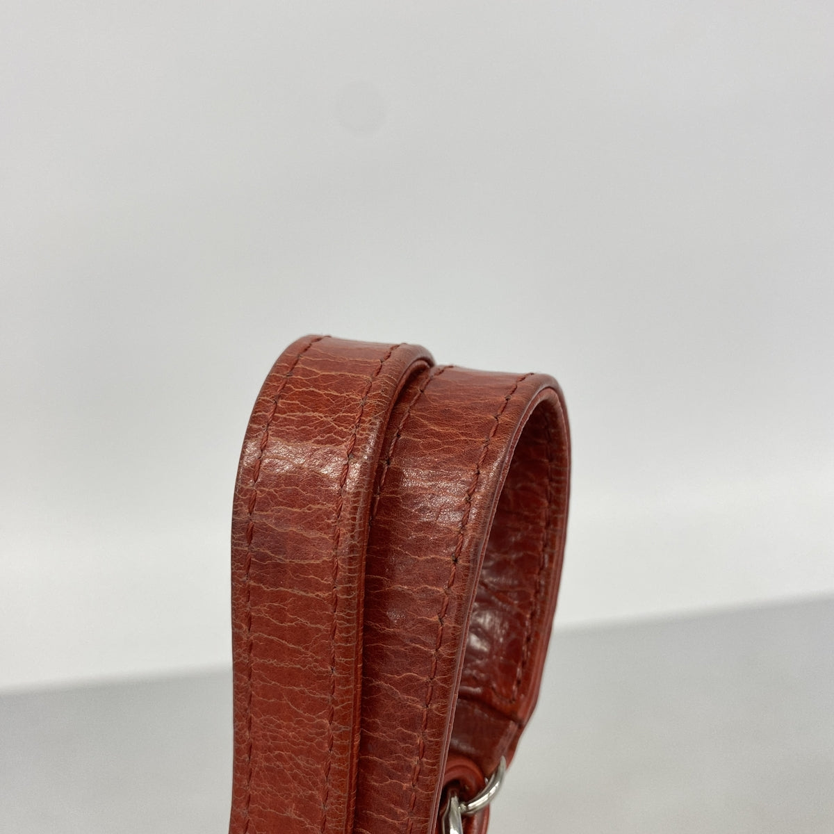【6hb0645-k】シャネル ショルダーバッグ マトラッセ チェーンショルダー レザー レッド シルバー金具【中古】レディース