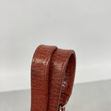 【6hb0645-k】シャネル ショルダーバッグ マトラッセ チェーンショルダー レザー レッド シルバー金具【中古】レディース