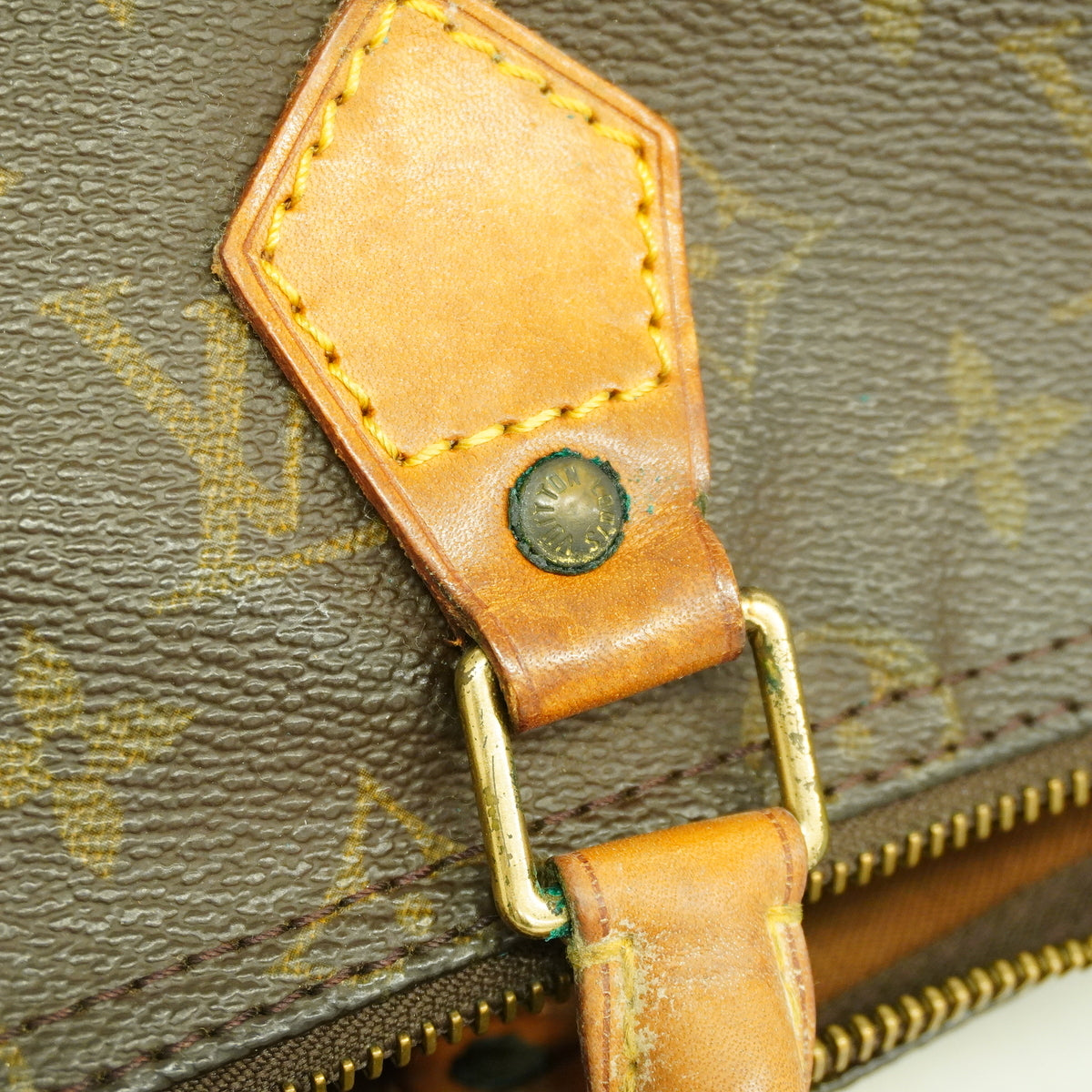 【6hb0654】ルイヴィトン ハンドバッグ モノグラム スピーディ35 M41107 ブラウン【中古】レディース