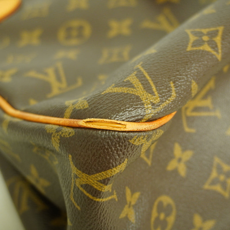 【6hb0664】ルイヴィトン トートバッグ モノグラム バティニョールオリゾンタル M51154 ブラウン【中古】レディース