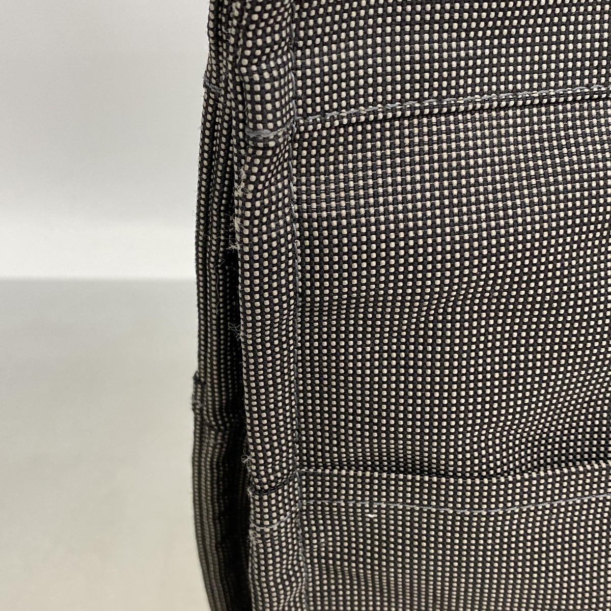 【6hb0687-k】エルメス トートバッグ エールラインMM ナイロン グレー シルバー金具【中古】レディース