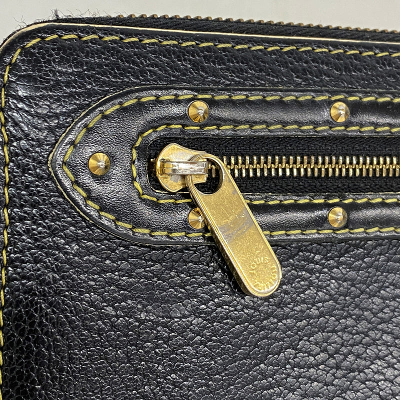 【6hb0693-k】ルイヴィトン 長財布 スハリ ジッピーウォレット M93029 ノワール【中古】レディース