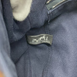 【6hb0697-k】エルメス トートバッグ フールトゥMM キャンバス ネイビー シルバー金具【中古】メンズ レディース ユニセックス