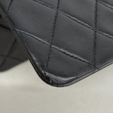 【6hb0712-k】シャネル ショルダーバッグ マトラッセ チェーンショルダー ラムスキン ブラック ゴールド金具【中古】レディース