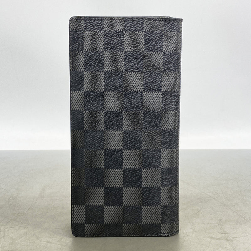 【6hb0721-k】ルイヴィトン 長財布 ダミエ・グラフィット ポルトフォイユブラザ N62665 ブラック【中古】メンズ