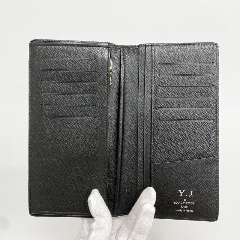 【6hb0721-k】ルイヴィトン 長財布 ダミエ・グラフィット ポルトフォイユブラザ N62665 ブラック【中古】メンズ