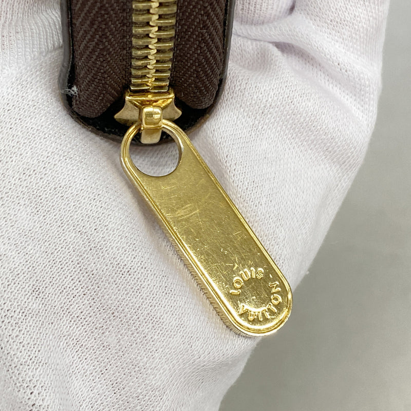 【6hb0722-k】ルイヴィトン 長財布 モノグラム・ジャイアント リバース ジッピーウォレット M69353 ブラウン【中古】レディース